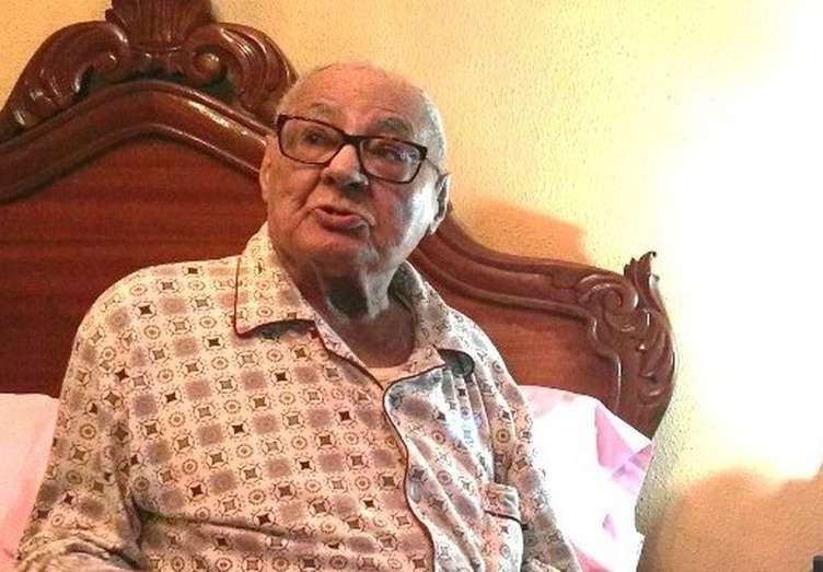 Quico Monzón, en una imagen cuando cumplió 95 años/TA.